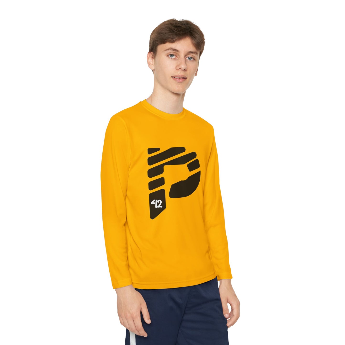 Youth Long Sleeve Color Rush Black Tee