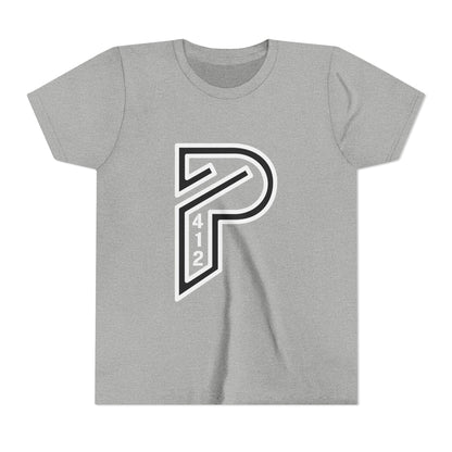 Youth Short Sleeve Bridges Color Rush White Tee