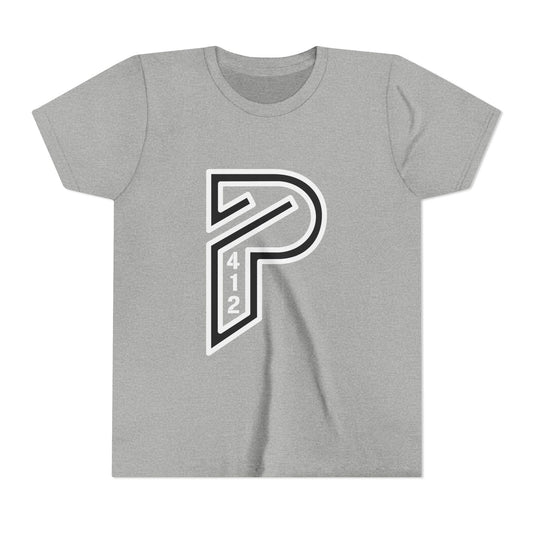 Youth Short Sleeve Bridges Color Rush White Tee
