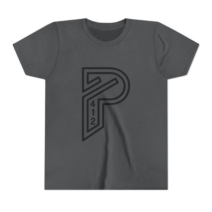 Youth Short Sleeve Bridges Color Rush Black Tee