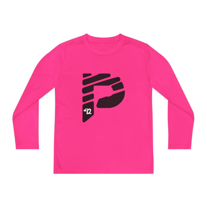 Youth Long Sleeve Color Rush Black Tee