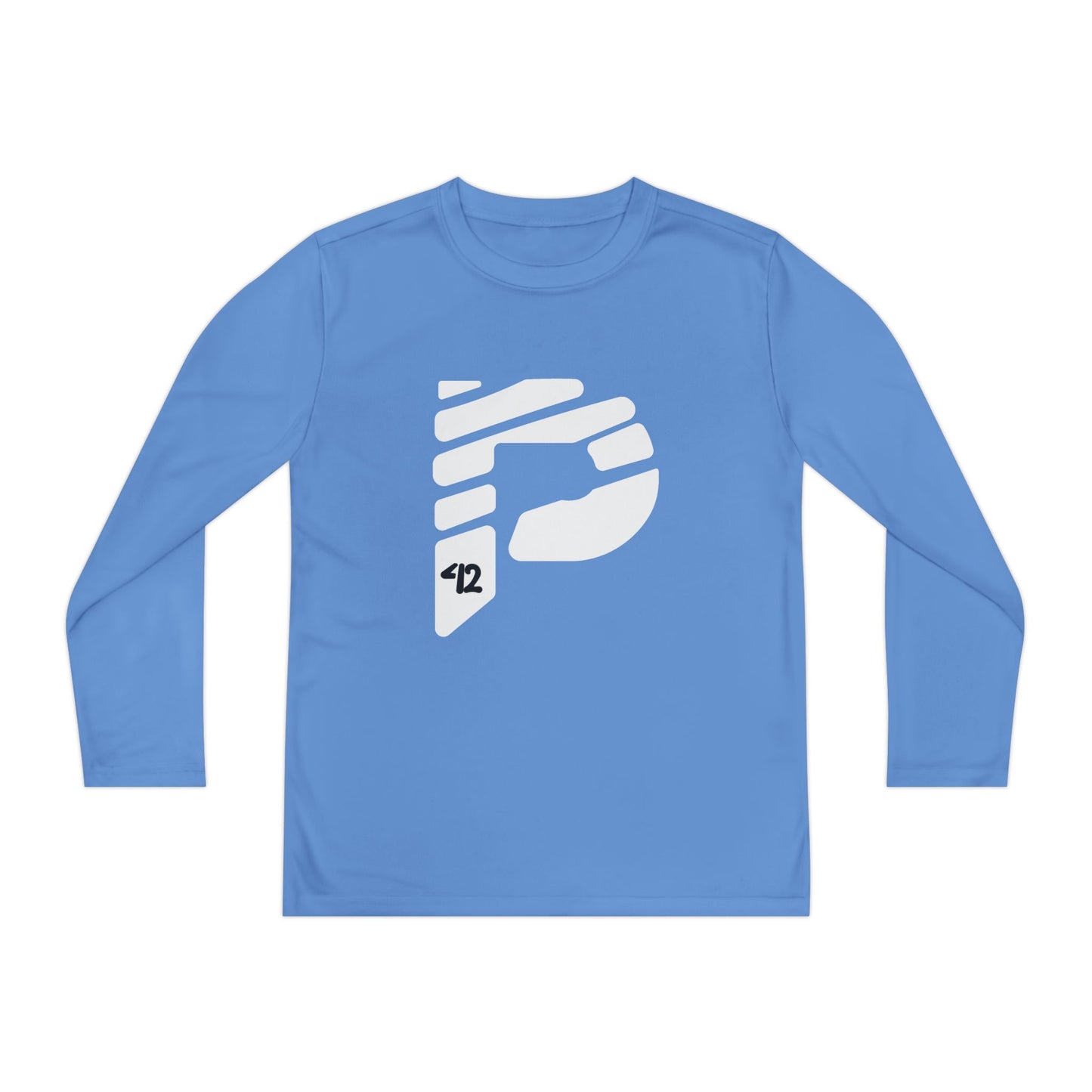 Youth Long Sleeve Color Rush White Tee