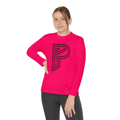 Youth Long Sleeve Bridges Color Rush Black Tee