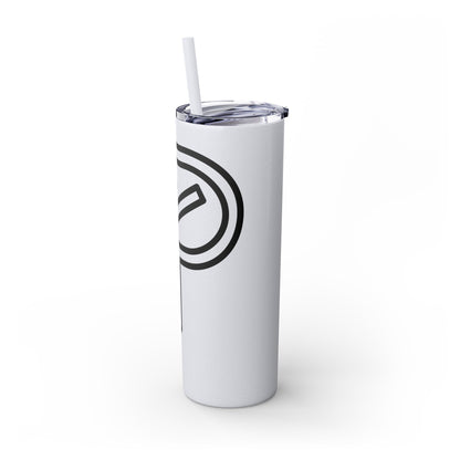 Bridges Skinny Tumbler with Straw, 20oz