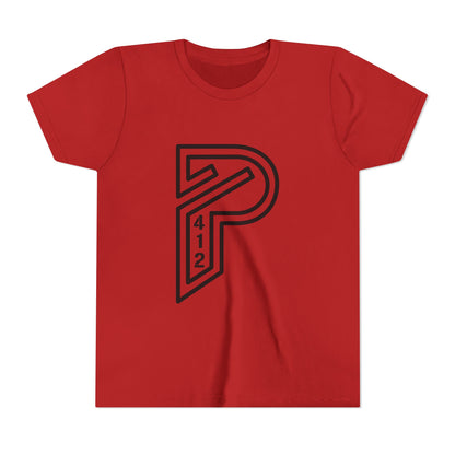 Youth Short Sleeve Bridges Color Rush Black Tee