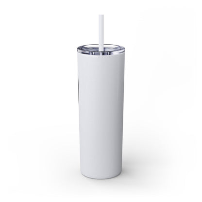 Bridges Skinny Tumbler with Straw, 20oz