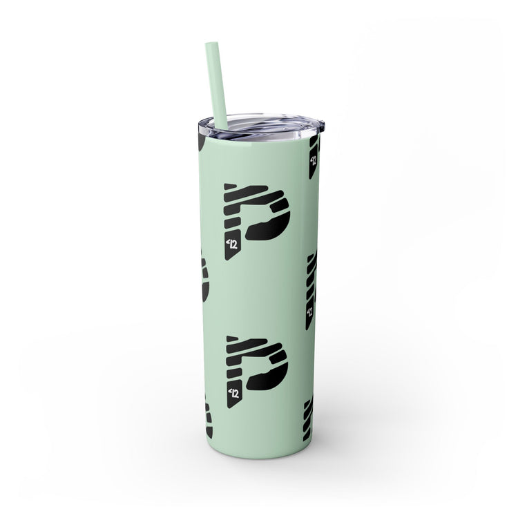 Color Rush Skinny Tumbler with Straw, 20oz