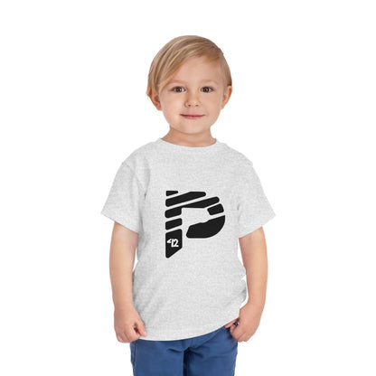 Toddler Short Sleeve Color Rush Black Tee