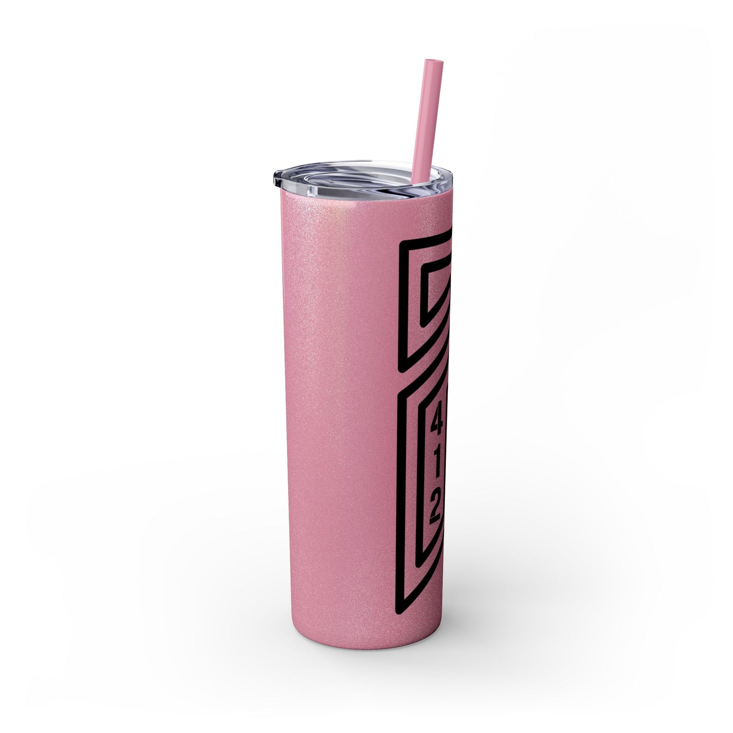 Bridges Skinny Tumbler with Straw, 20oz