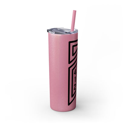 Bridges Skinny Tumbler with Straw, 20oz