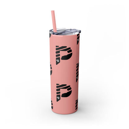 Color Rush Skinny Tumbler with Straw, 20oz