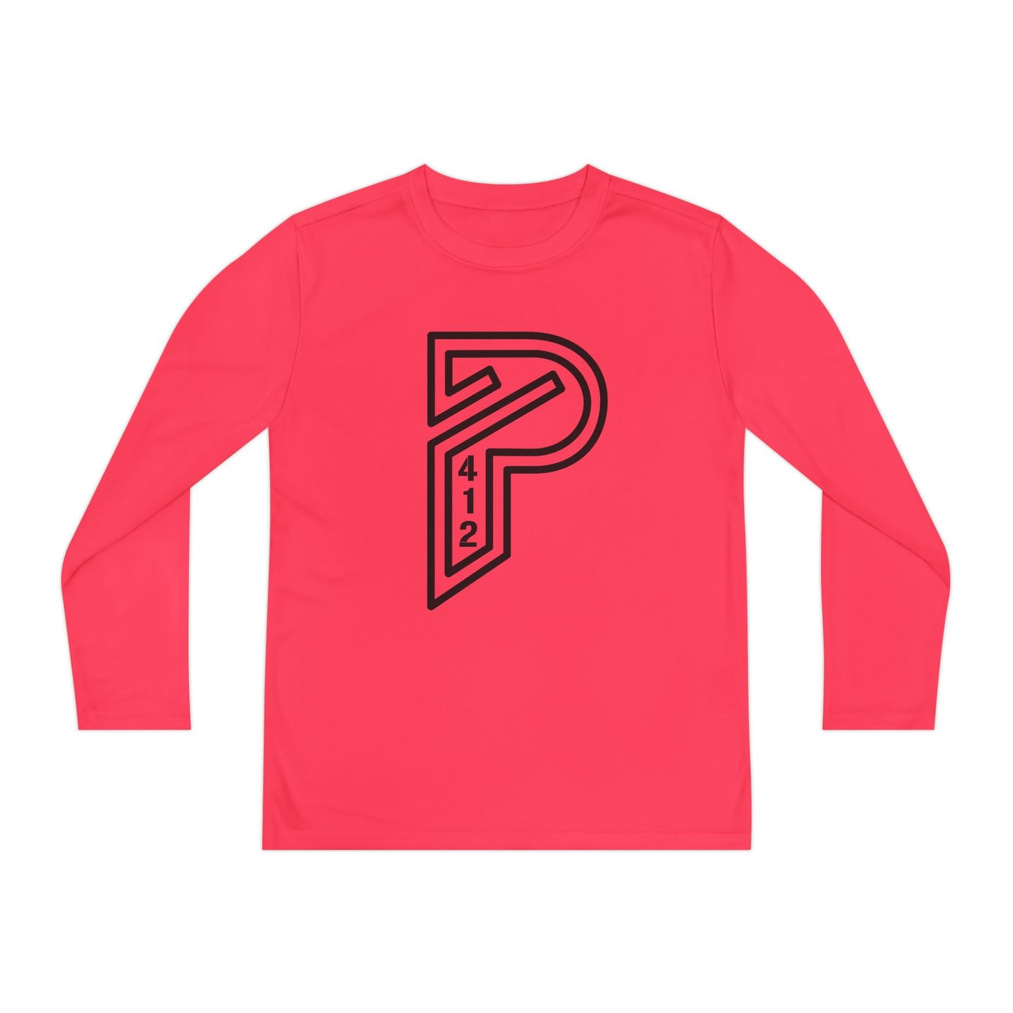 Youth Long Sleeve Bridges Color Rush Black Tee