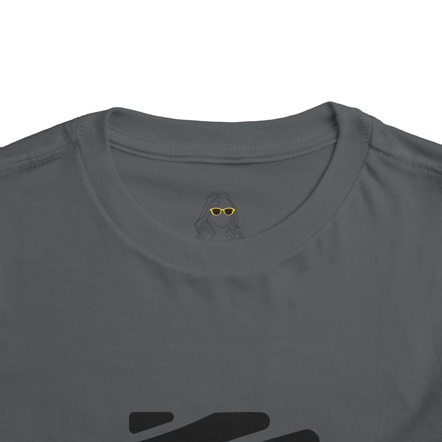 Toddler Short Sleeve Color Rush Black Tee