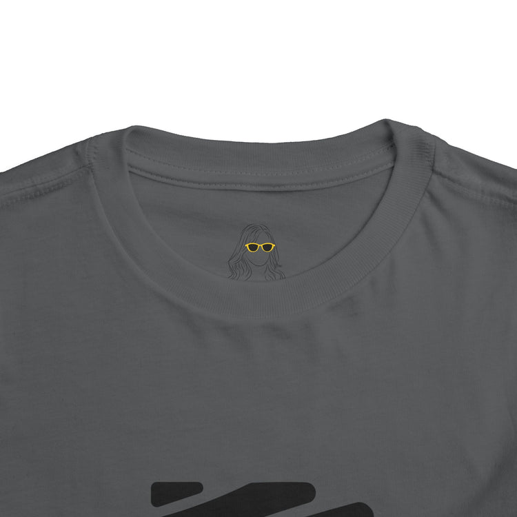 Toddler Short Sleeve Color Rush Black Tee