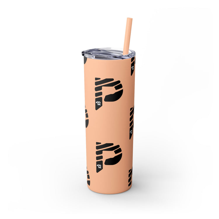 Color Rush Skinny Tumbler with Straw, 20oz