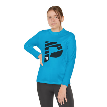 Youth Long Sleeve Color Rush Black Tee