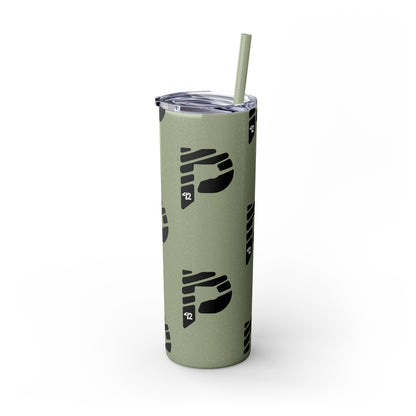 Color Rush Skinny Tumbler with Straw, 20oz