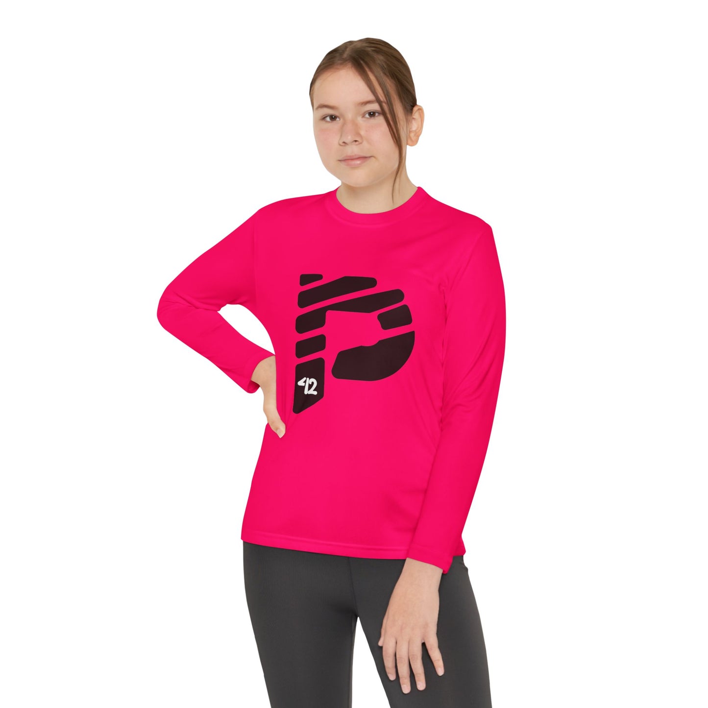 Youth Long Sleeve Color Rush Black Tee