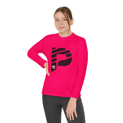 Youth Long Sleeve Color Rush Black Tee