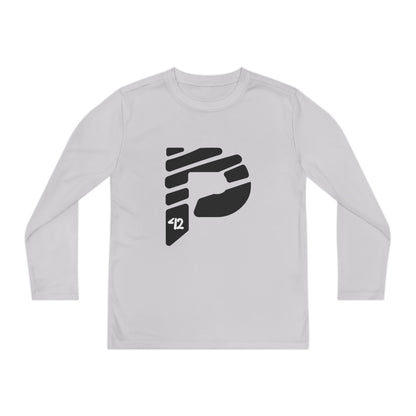Youth Long Sleeve Color Rush Black Tee