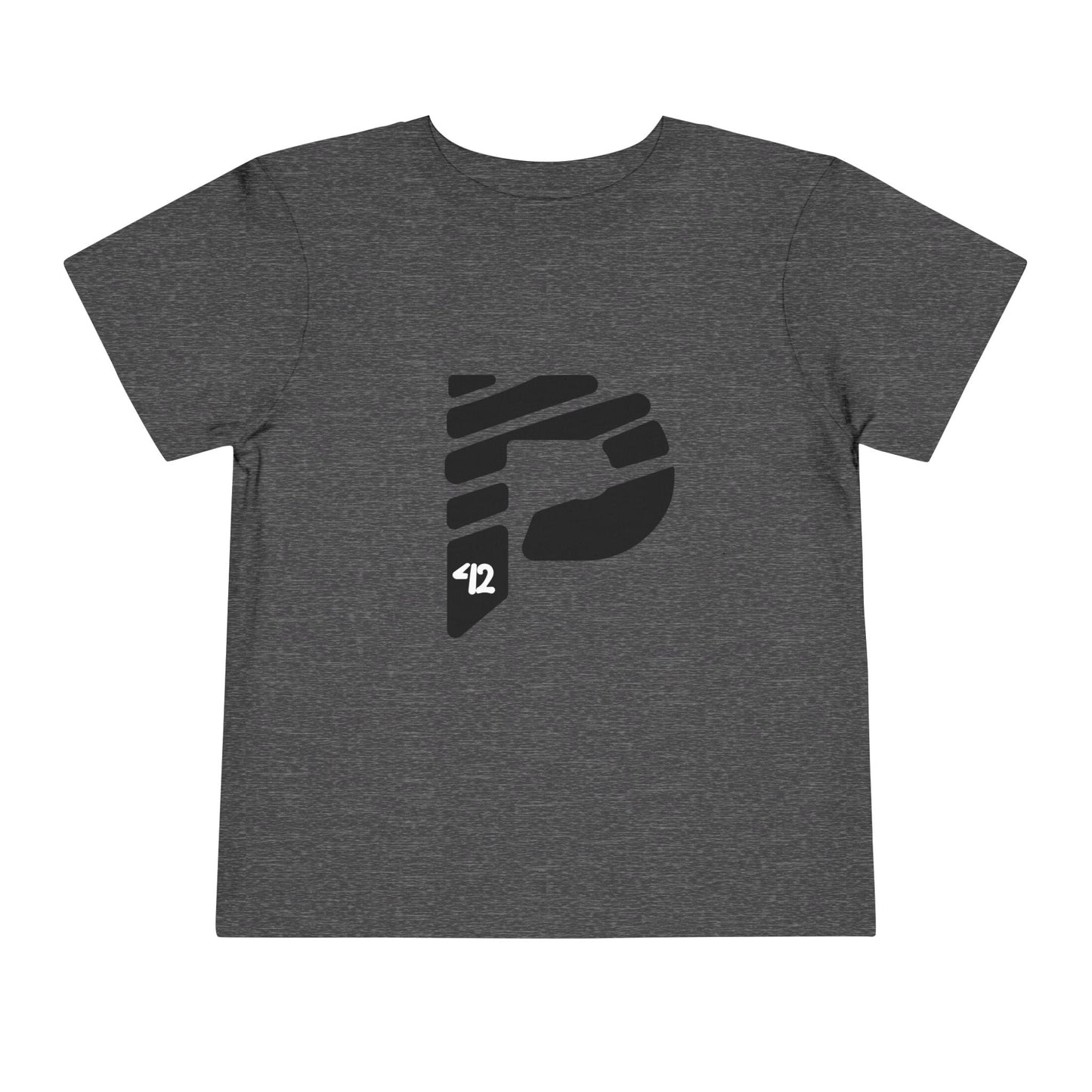 Toddler Short Sleeve Color Rush Black Tee