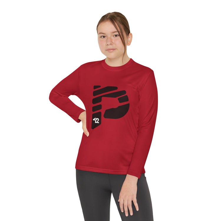 Youth Long Sleeve Color Rush Black Tee